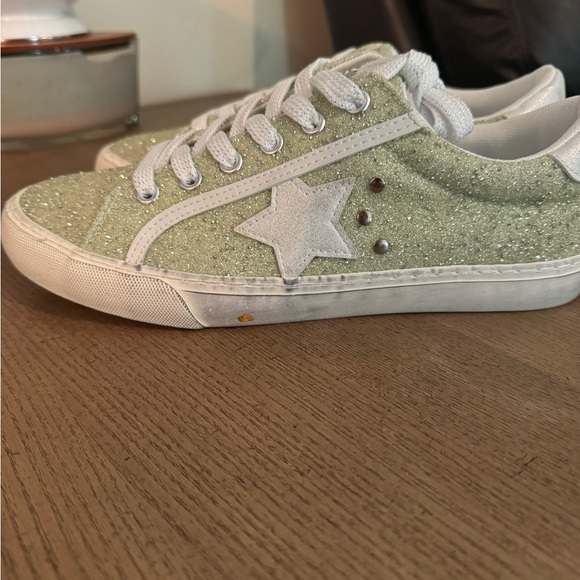 Corkys Shoes - BRAND NEW - Corkys Big Dipper - Green Glitter - Size 9